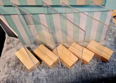 Photo of free 5 menu / sign stands (Mill End WD3) #1
