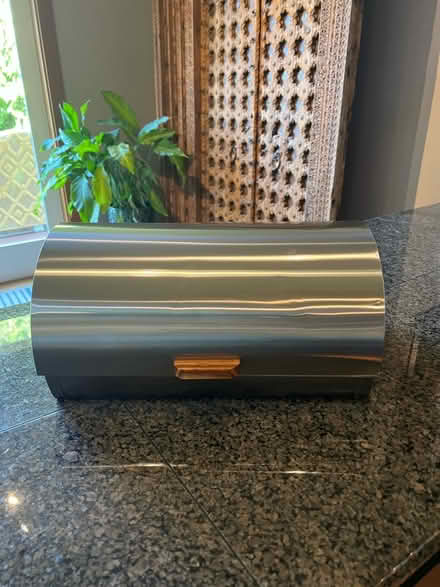 Photo of free Modern Metal Bread Bin (Fauntleroy neighborhood) #1