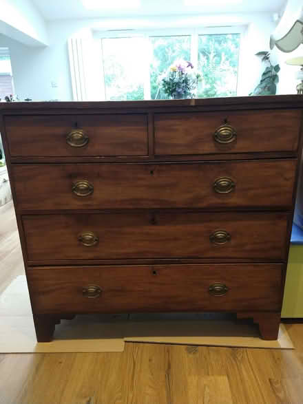 Photo of free Large antique 5 drawer chest of drawers (Garston WD25) #1