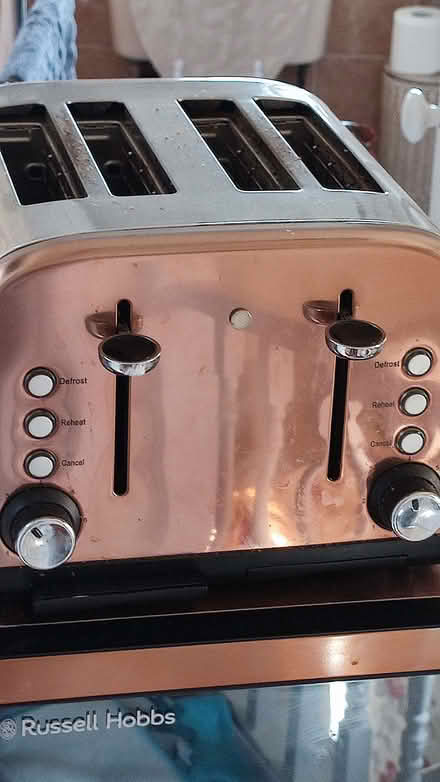 Photo of free 4 slice toaster, bronze colour, all working. (Northowram HX3) #1