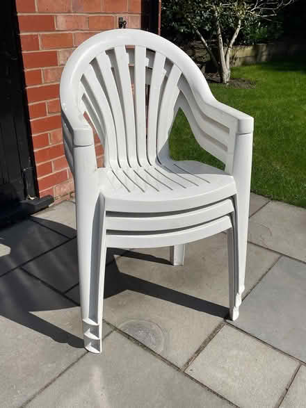 Photo of free Garden / Patio chairs (WA15) #1