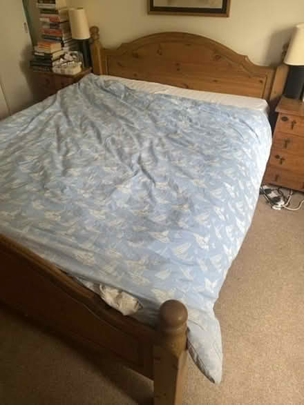 Photo of free Solid pine king size bed (Southsea PO5) #2
