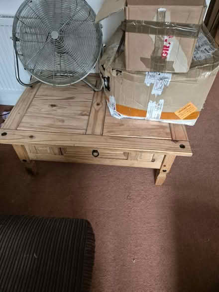 Photo of free Wooden coffee table (Norwich) #1