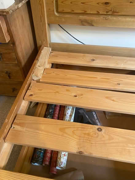 Photo of free Solid pine king size bed (Southsea PO5) #3