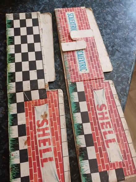 Photo of free 2 vintage scalextric Bridge holders (B63 halesowen) #1