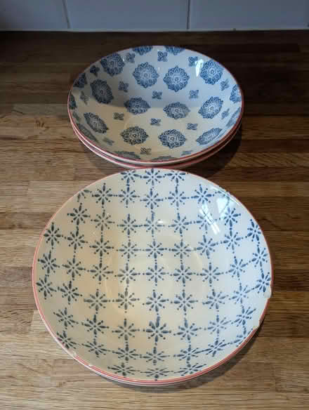 Photo of free 4 x Sainsbury's pasta bowls (SG5) #2