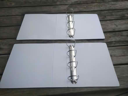 Photo of free A4 ring binders with four holes (x 2) (Norham Manor OX2) #2