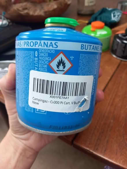 Photo of free Butane canister for camping stove (HR1) #1