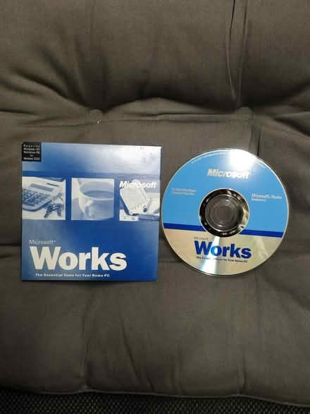 Photo of free Microsoft Works CD (Rotherham S65) #1