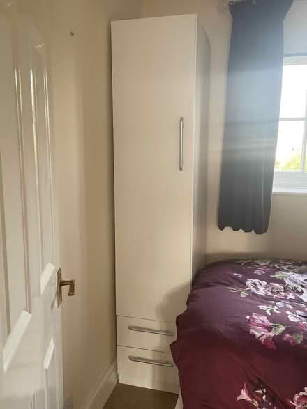 Photo of free Narrow white wardrobe (Harpenden) #1