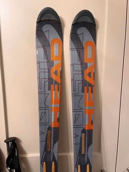Photo of free A pair of HEAD 1m70 Skis with poles and bag (Hales Bridge RH5) #2