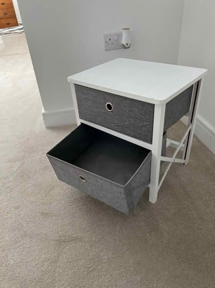 Photo of free 2 Drawer Bedside Table (Maldon Wick CM9) #2