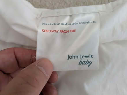 Photo of free Cot Duvet (Woodley RG6) #2