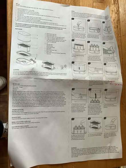 Photo of free Tommee Tippee electric baby-bottle sterilizer + instructions (Cannon Court CB4) #2