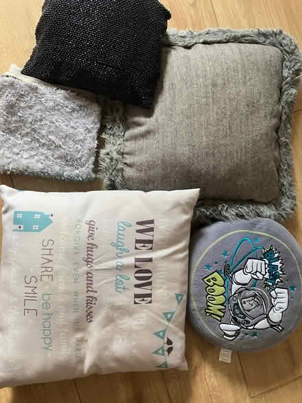 Photo of free Cushions and one cushion cover (Popley RG24) #1
