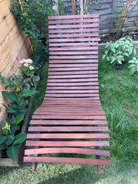 Photo of free Ergonomic reclining Wooden Chair (Sunbury TW16) #1