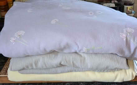 Photo of free 4 x Fitted Sheets For Single Bed (The Highlands TN39) #1