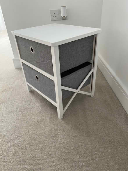 Photo of free 2 Drawer Bedside Table (Maldon Wick CM9) #3