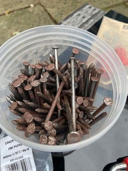 Photo of free nails, screws, tile cutter, plumbing bits, metric sump key (Simonstone BB12) #4