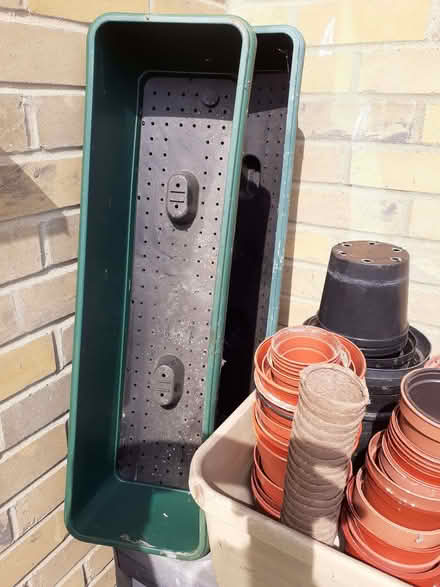 Photo of free Plastic Flower Pots, Saucers And Planters (CT11) #4