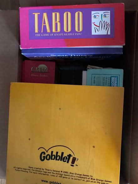 Photo of free 4 boxes of games (Thompsonville) #1