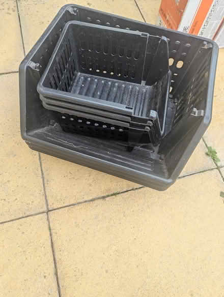 Photo of free Stacking plastic baskets (Norwich NR3) #1