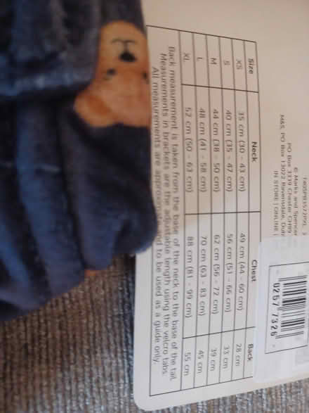 Photo of free XL dog coat/jumper (North Shields NE30) #3