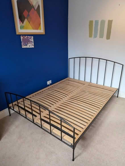 Photo of free Double bed frame and mattress (Warlingham CR6) #2