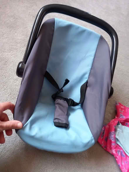 Photo of free Baby doll car toy seat style carrier (Woodingdean BN2) #1