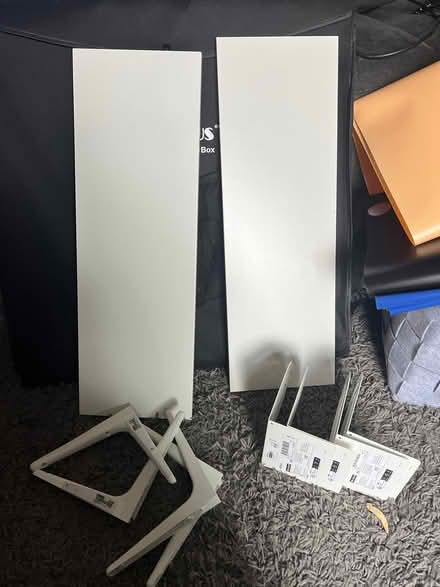 Photo of free Two ikea shelves, brackets etc (Gorton M18) #1