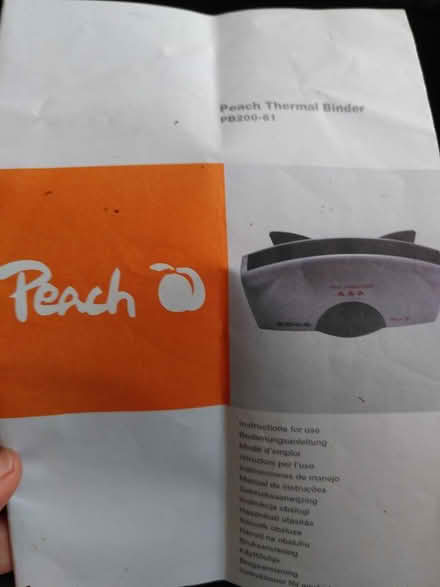 Photo of free Thermal binder (billericay CM12) #1