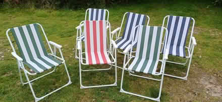 Photo of free 6 folding camping chairs (St Just TR19) #1