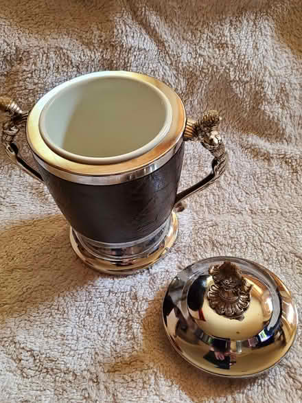 Photo of free Beautiful vintage ice bucket with mermaid handles (NW10) #4