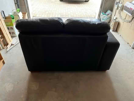 Photo of free Black sofa 2 seater unit (G74) #2