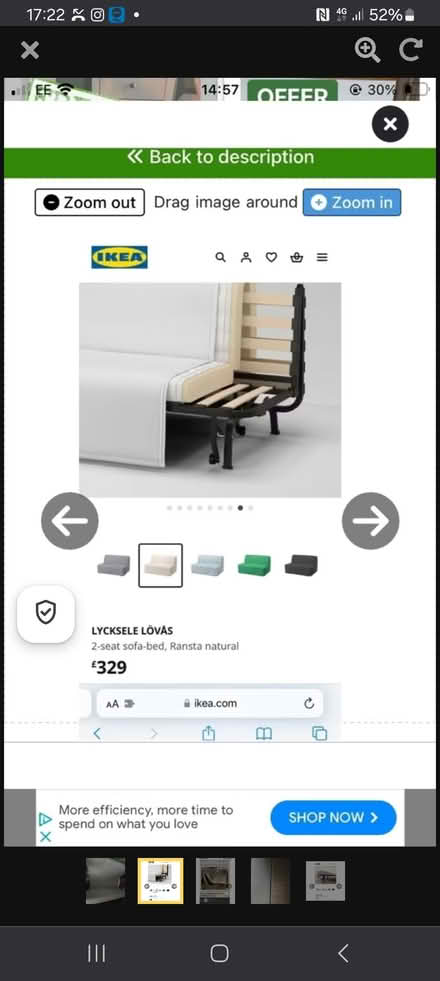 Photo of free Sofa-bed single (Alperton) #1