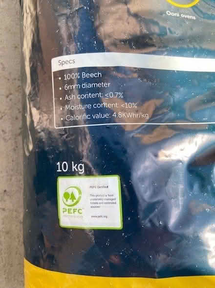 Photo of free 2x 10kg bags of Ooni hardwood pizza oven pellets (Simonstone BB12) #1