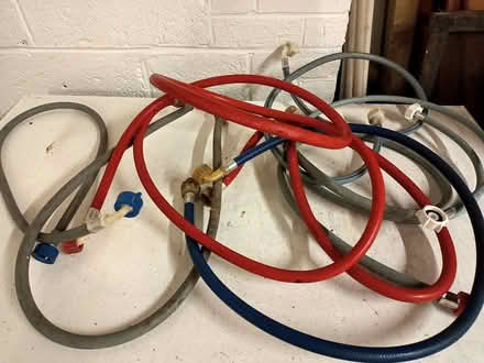Photo of free 7 x washing machine connect pipes (Pontefract) #1
