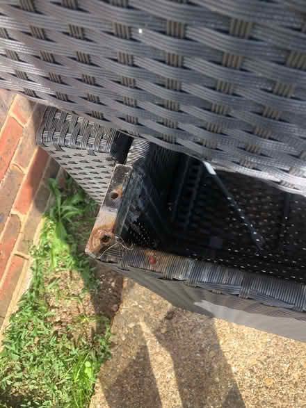 Photo of free Rattan sofa (Epsom KT18) #2