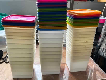Photo of free Plastic containers and lids, various sizes. (Builth Wells LD2) #2