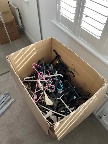 Photo of free Box of Clothing Hangers (Maldon Wick CM9) #1