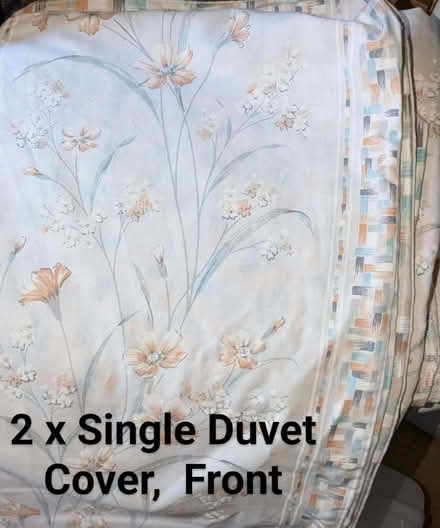 Photo of free 2 x Matching Single Duvet Sets (The Highlands TN39) #2