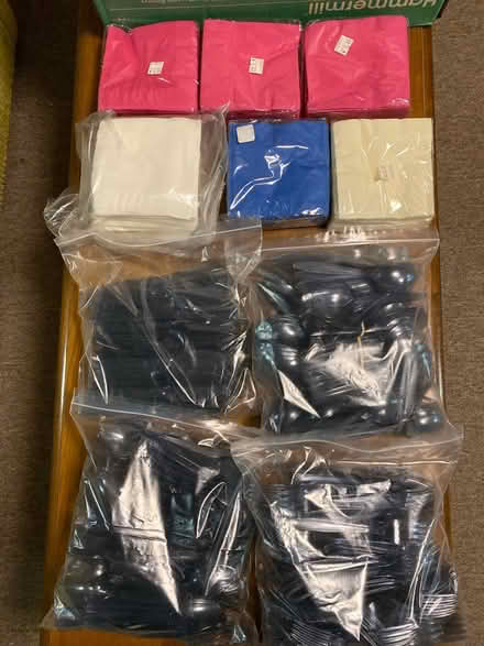 Photo of free Plastic silverware napkins (Beverly Hills/Hillcrest/48025) #1