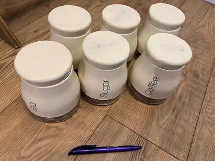 Photo of free 6 tea/coffee jars (Hale End IG8) #1