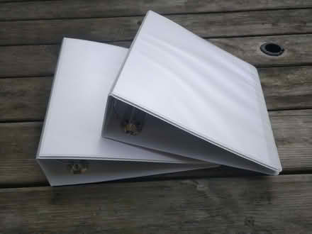 Photo of free A4 ring binders with four holes (x 2) (Norham Manor OX2) #1