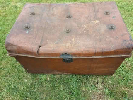 Photo of free Metal Trunk Brown (Trowbridge) #1