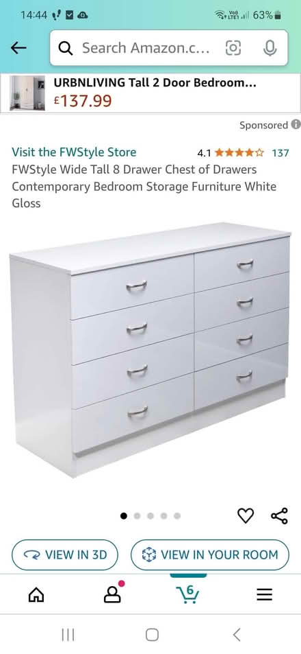 Photo of Double drawers (Tottenham N18) #1