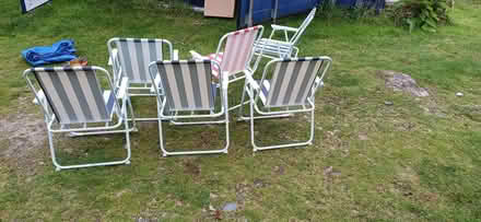 Photo of free 6 folding camping chairs (St Just TR19) #2