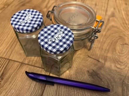 Photo of free 3 small jars (Hale End IG8) #1