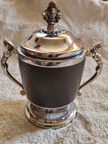 Photo of free Beautiful vintage ice bucket with mermaid handles (NW10) #1