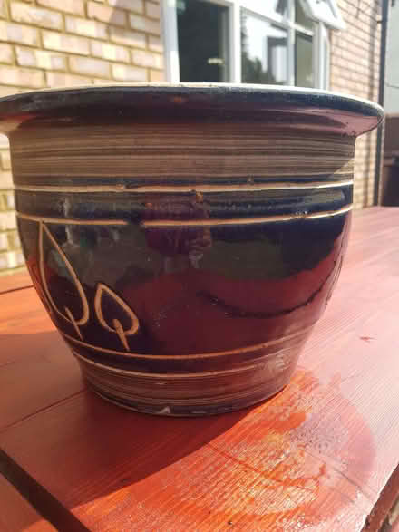 Photo of free Ceramic pot in blue (Townsend AL3) #2
